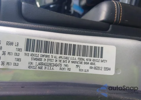 2011 Jeep Grand Cherokee Laredo из США, поврежденный, VIN 1J4RR4GG2BC646479